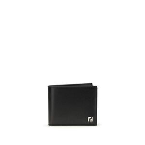 Fendi Black Calf Leather Bos Taurus Men's Wallet